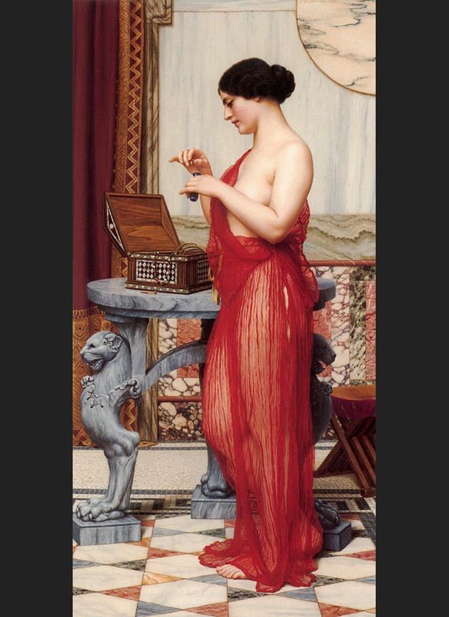 John William Godward The New Perfume